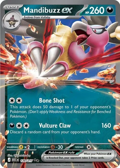 Mandibuzz ex — Ascended Heroes