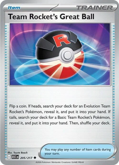 Team Rocket's Great Ball — Ascended Heroes