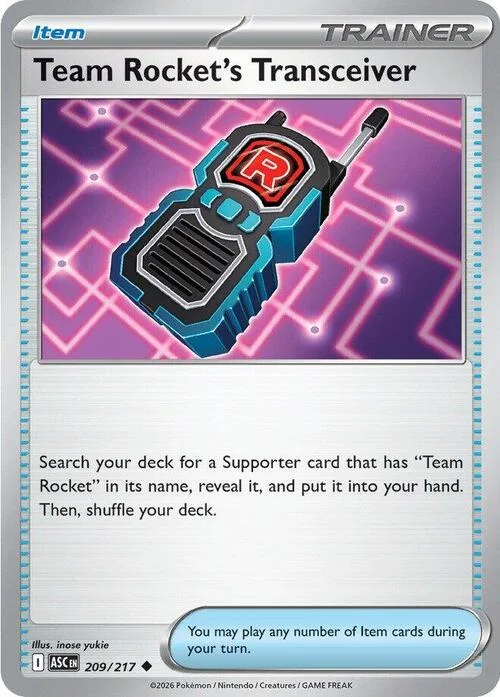 Team Rocket's Transceiver — Ascended Heroes