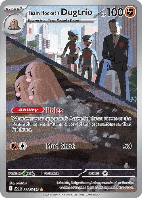 Team Rocket's Dugtrio — Ascended Heroes