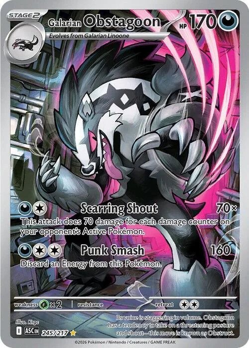 Galarian Obstagoon — Ascended Heroes