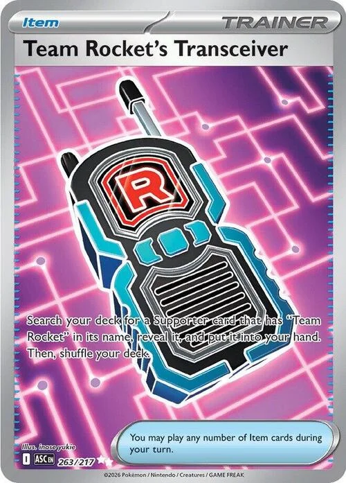 Team Rocket's Transceiver — Ascended Heroes
