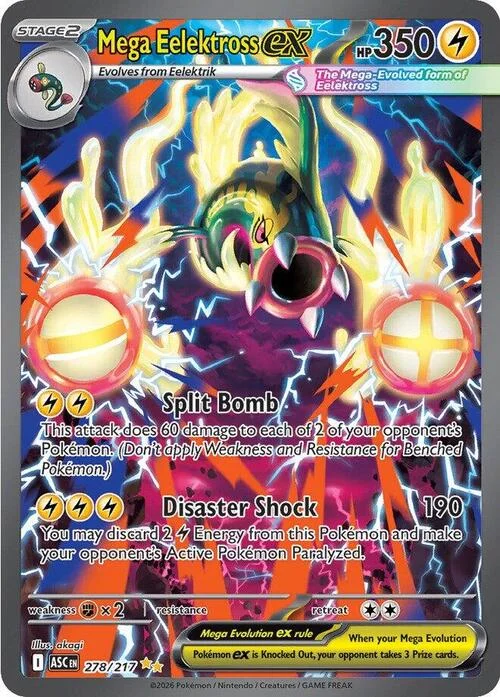 Mega Eelektross ex — Ascended Heroes