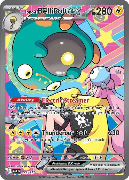 Iono's Bellibolt ex — Ascended Heroes