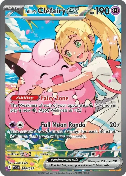 Lillie's Clefairy ex — Ascended Heroes
