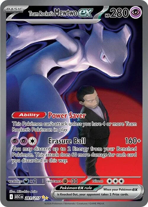 Team Rocket's Mewtwo ex — Ascended Heroes