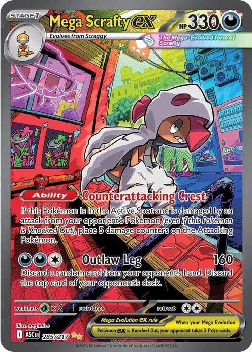 Mega Scrafty ex — Ascended Heroes