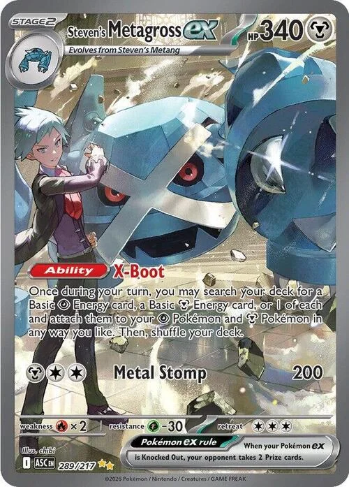 Steven's Metagross ex — Ascended Heroes