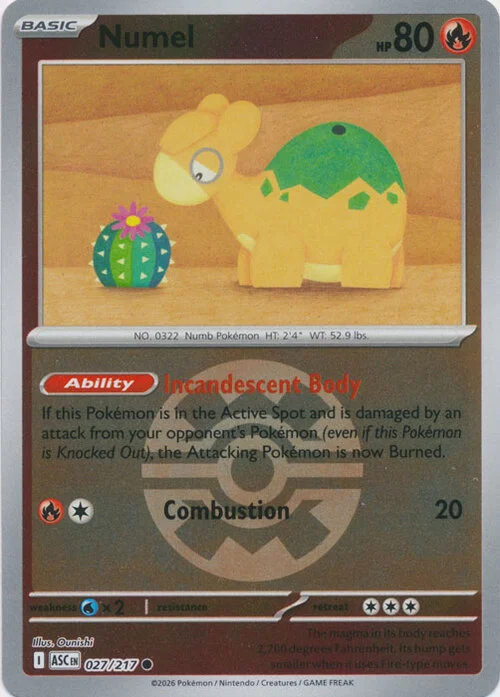 Numel — Ascended Heroes - Ball & Rocket Reverse Holo