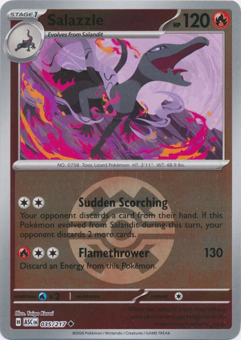 Salazzle — Ascended Heroes - Ball & Rocket Reverse Holo