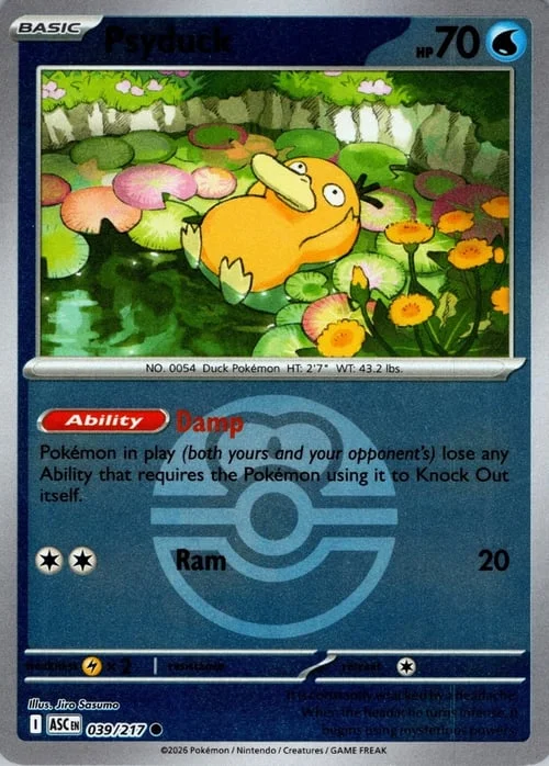 Psyduck — Ascended Heroes - Ball & Rocket Reverse Holo