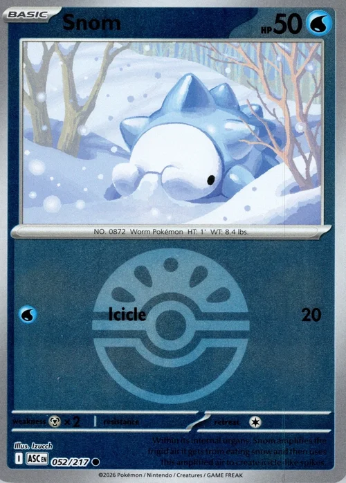 Snom — Ascended Heroes - Ball & Rocket Reverse Holo