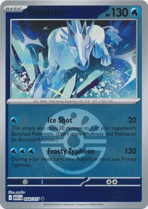 Glastrier — Ascended Heroes - Ball & Rocket Reverse Holo