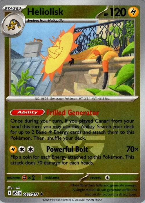 Heliolisk — Ascended Heroes - Ball & Rocket Reverse Holo