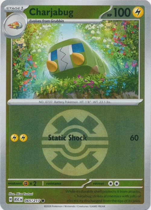 Charjabug — Ascended Heroes - Ball & Rocket Reverse Holo