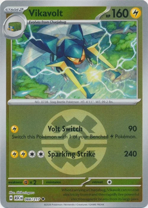 Vikavolt — Ascended Heroes - Ball & Rocket Reverse Holo