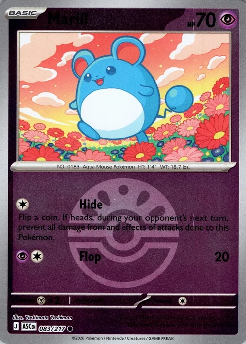 Marill — Ascended Heroes - Ball & Rocket Reverse Holo
