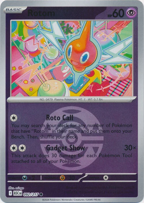 Rotom — Ascended Heroes - Ball & Rocket Reverse Holo