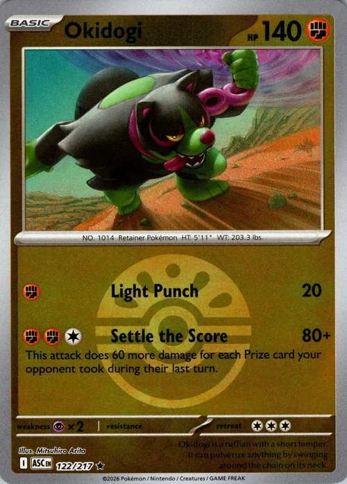 Okidogi — Ascended Heroes - Ball & Rocket Reverse Holo