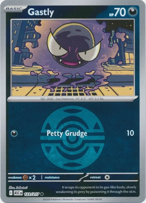 Gastly — Ascended Heroes - Ball & Rocket Reverse Holo