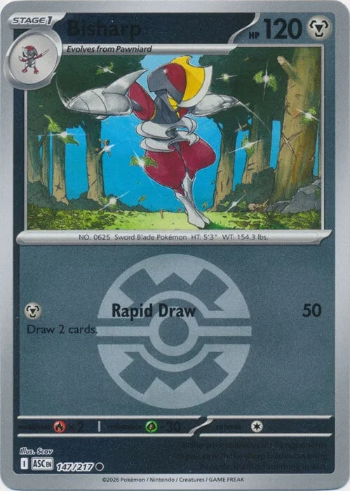 Bisharp — Ascended Heroes - Ball & Rocket Reverse Holo