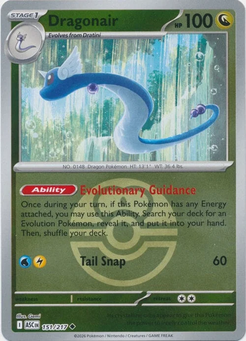 Dragonair — Ascended Heroes - Ball & Rocket Reverse Holo