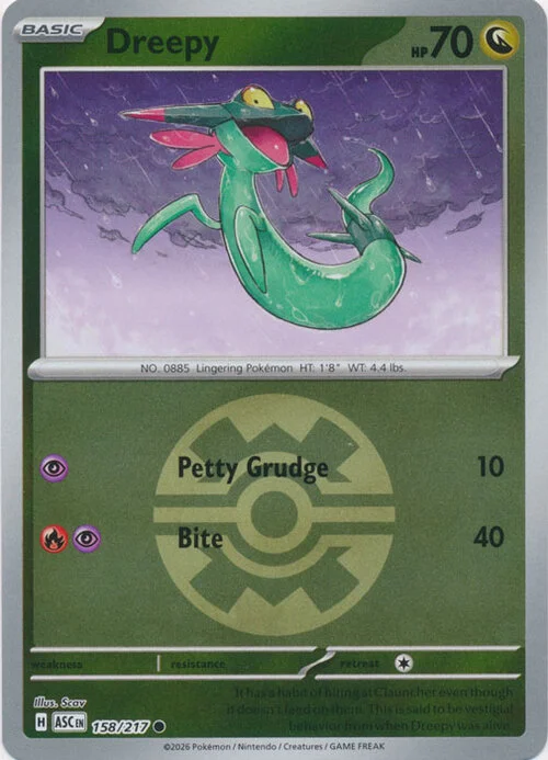 Dreepy — Ascended Heroes - Ball & Rocket Reverse Holo