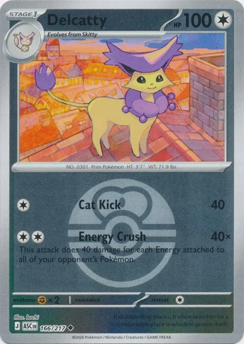 Delcatty — Ascended Heroes - Ball & Rocket Reverse Holo
