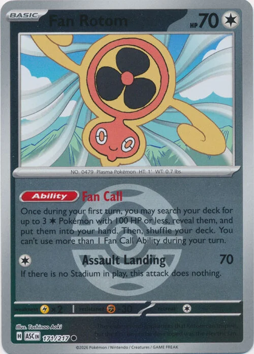 Fan Rotom — Ascended Heroes - Ball & Rocket Reverse Holo