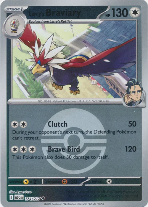 Larry's Braviary — Ascended Heroes - Ball & Rocket Reverse Holo