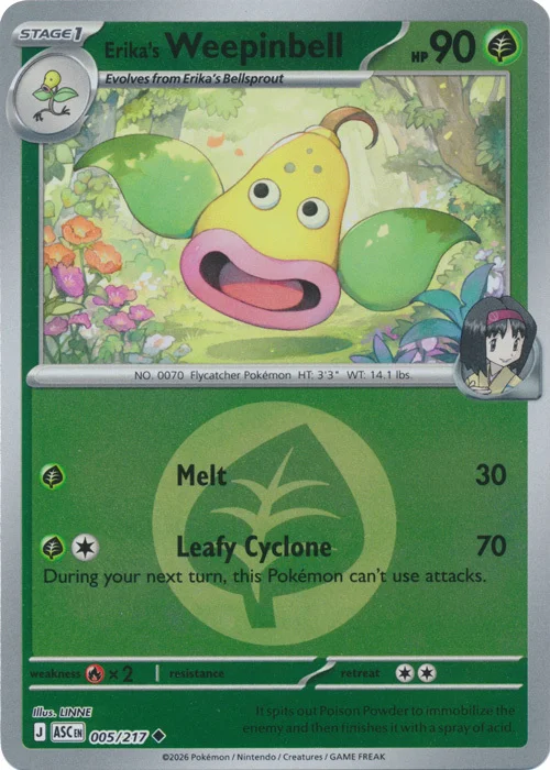Erika's Weepinbell — Ascended Heroes - Energy Reverse Holo