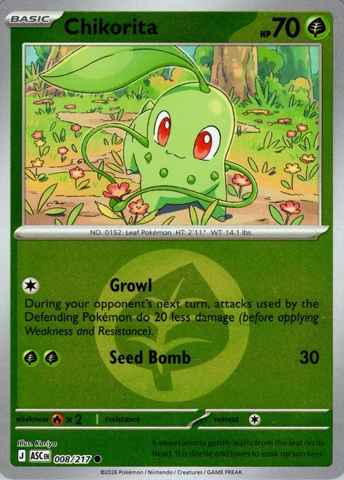 Chikorita — Ascended Heroes - Energy Reverse Holo