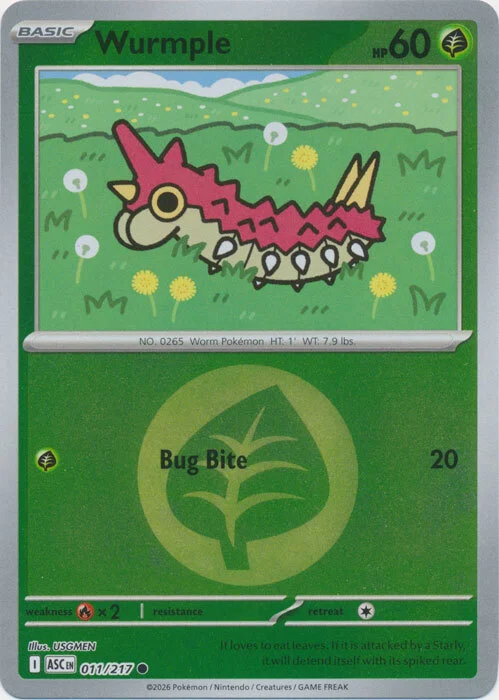 Wurmple — Ascended Heroes - Energy Reverse Holo