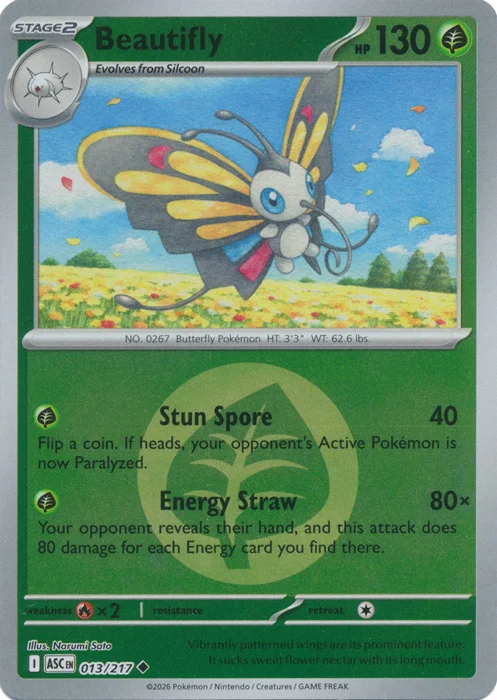 Beautifly — Ascended Heroes - Energy Reverse Holo