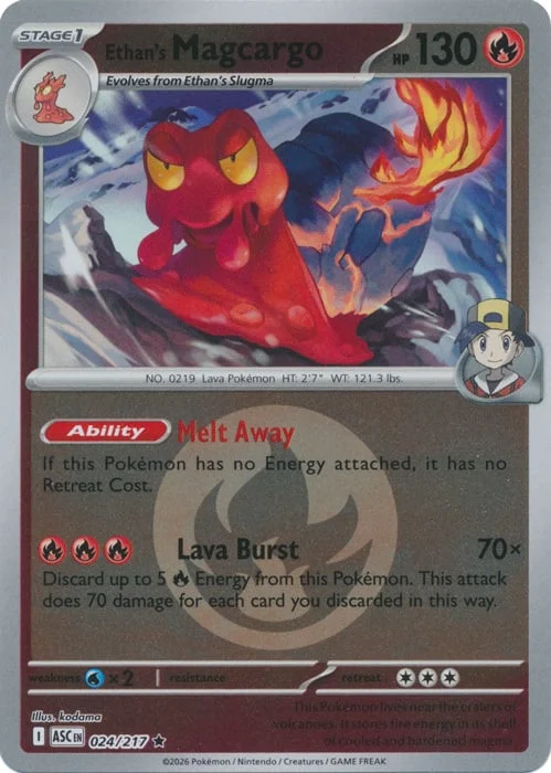 Ethan's Magcargo — Ascended Heroes - Energy Reverse Holo