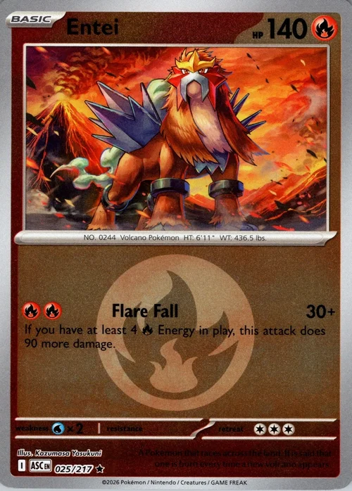 Entei — Ascended Heroes - Energy Reverse Holo
