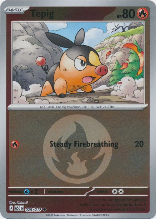 Tepig — Ascended Heroes - Energy Reverse Holo