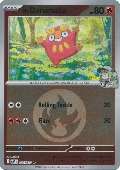 N's Darumaka — Ascended Heroes - Energy Reverse Holo