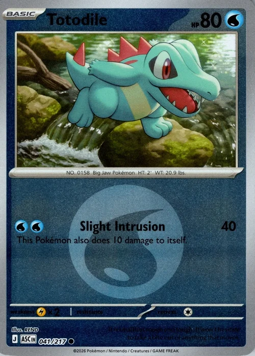 Totodile — Ascended Heroes - Energy Reverse Holo