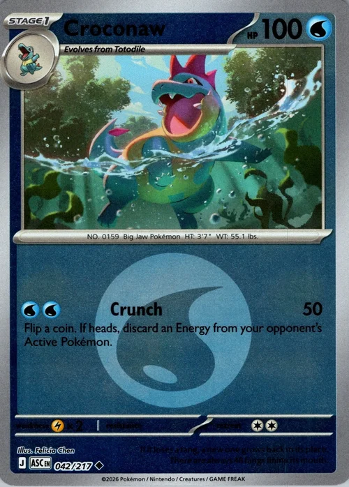 Croconaw — Ascended Heroes - Energy Reverse Holo