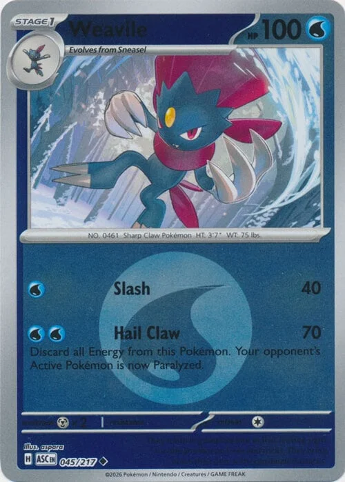 Weavile — Ascended Heroes - Energy Reverse Holo