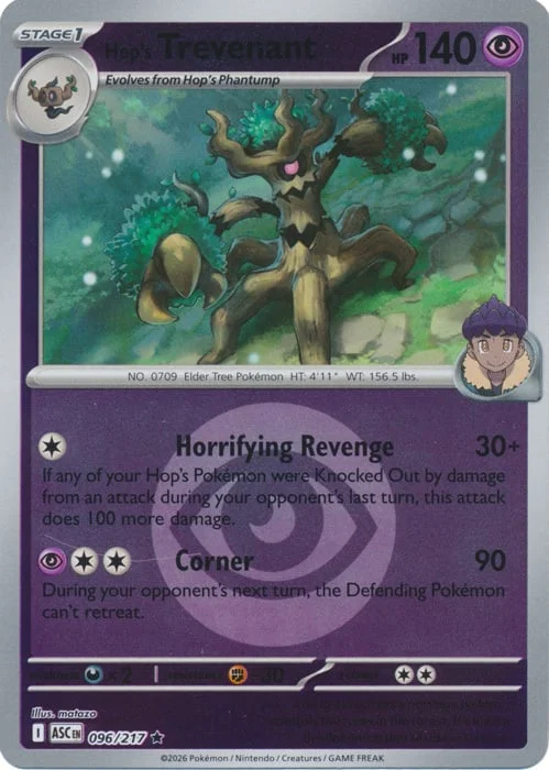 Hop's Trevenant — Ascended Heroes - Energy Reverse Holo