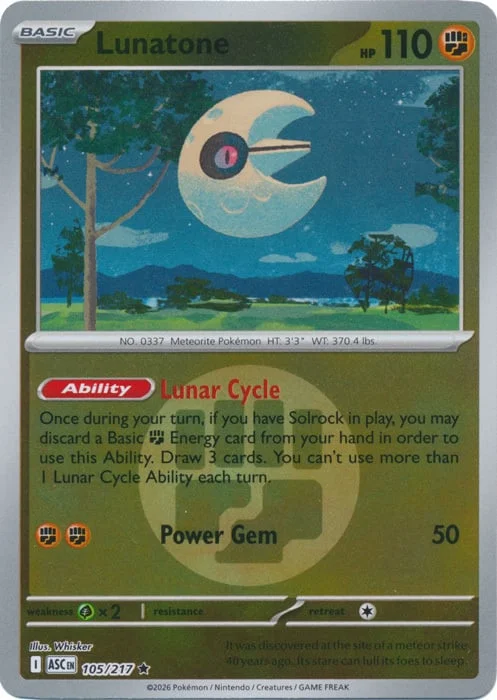 Lunatone — Ascended Heroes - Energy Reverse Holo