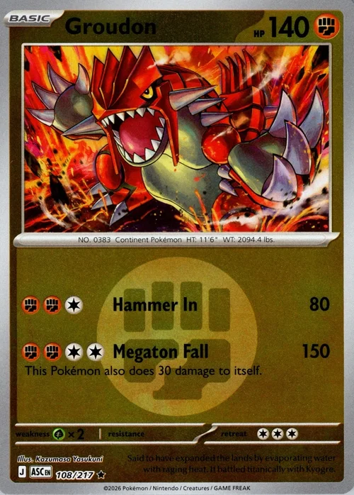 Groudon — Ascended Heroes - Energy Reverse Holo