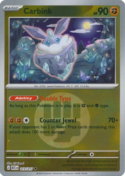 Carbink — Ascended Heroes - Energy Reverse Holo
