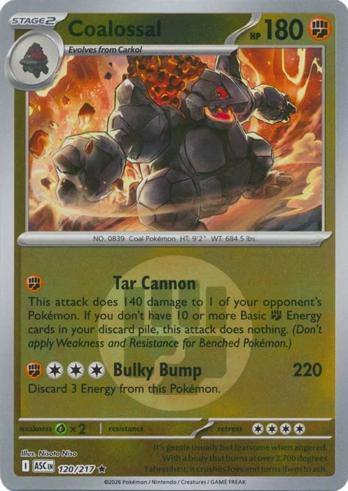 Coalossal — Ascended Heroes - Energy Reverse Holo