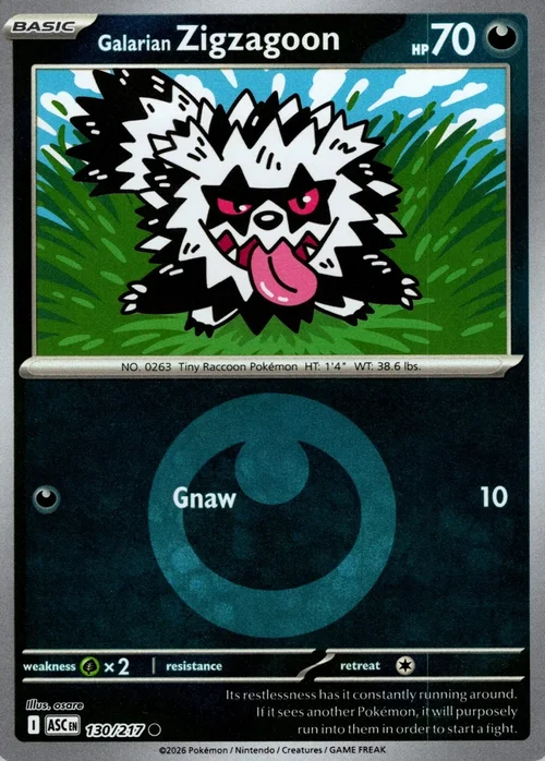 Galarian Zigzagoon — Ascended Heroes - Energy Reverse Holo