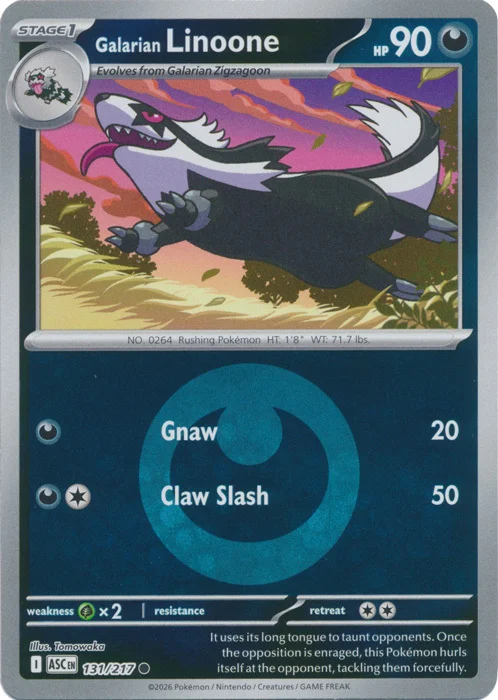 Galarian Linoone — Ascended Heroes - Energy Reverse Holo