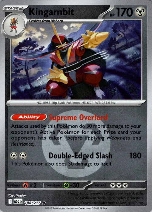 Kingambit — Ascended Heroes - Energy Reverse Holo
