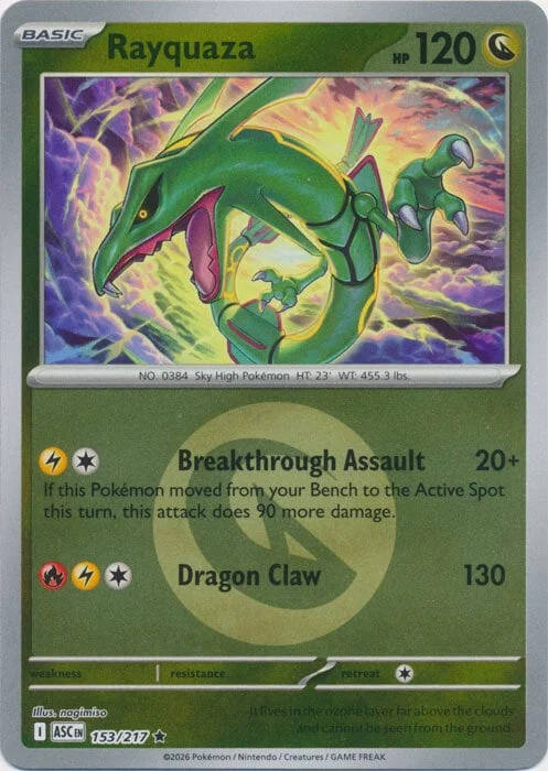Rayquaza — Ascended Heroes - Energy Reverse Holo